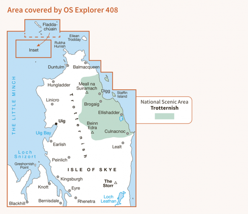 OS Explorer Map 408 - Skye - Trotternish and the Storr-2